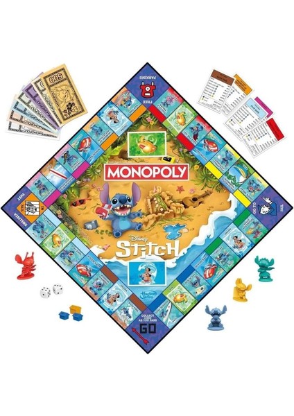 Monopoly Stitch Kutu Oyunu G0388 fırsatları