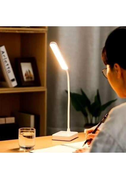 Buffer® Ince Uzun Usbli Dokunmatik 3 Kademeli 360 Derece Özel Göz Korumalı LED Lityum Masa Lamb fiyatları
