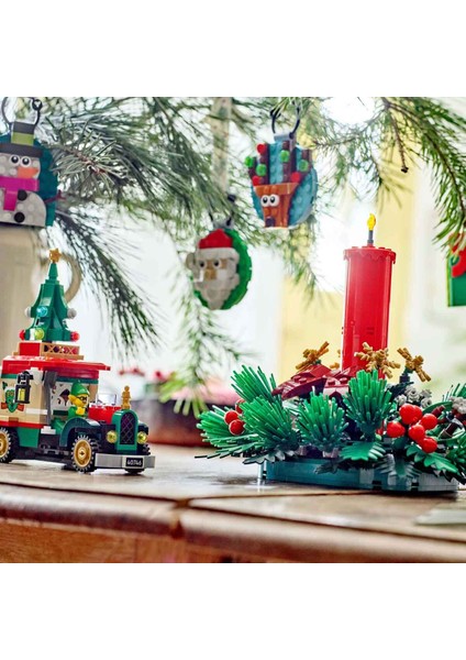 LEGO Yılbaşı Masa Süsü 40743 - 12 Yaş ve Üzeri Çocuklar Için Yılbaşı Temalı Yaratıcı Oyuncak Yapım Seti (433 Parça) modelleri