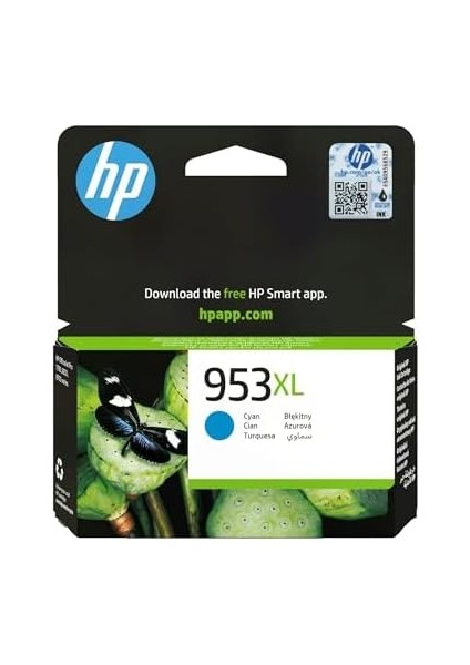 Hp 953XL Mavi Yüksek Kapasiteli Mürekkep Kartuş 1.450 Sayfa (F6U16A) modelleri