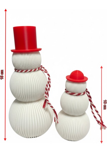 2'li Kardan Adam Dekoratif Figür Seti, Kırmızı Şapkalı, 15 Cm, Yılbaşı Süsleme fiyatları