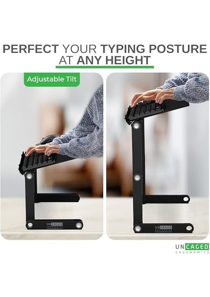 Uncaged Ergonomics Workez Keyboard Tray And Mouse Pad – -P