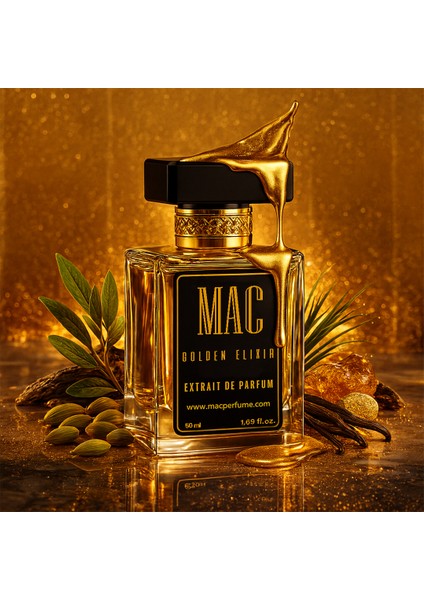 Erkek Parfümü 50 ml | Baharatlı – Odunsu | Yoğun ve Kalıcı | Golden Elixir