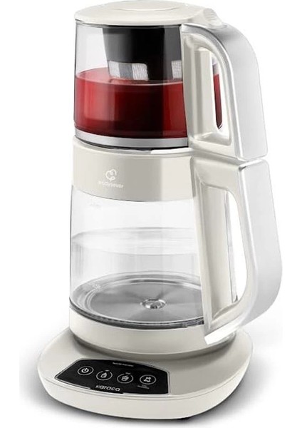 Çaysever 3 In 1 Konuşan Cam Çay Makinesi Su Isıtıcı ve Mama Suyu Hazırlama 1700W Starlight fiyatları