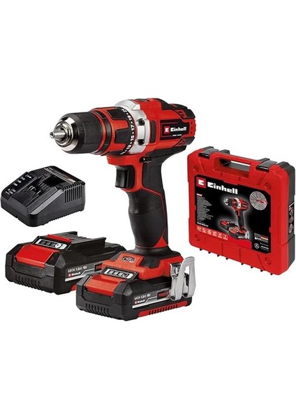 Akülü Vidalama Te-Cd 18/40 Li (2x1,5 Ah) Power X-Change (Lityum-Iyon, 40 Nm, 2 Vitesli