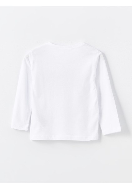 Yeni Sezon Bisiklet Yaka Baskılı Uzun Kollu Erkek Bebek Tişört modelleri