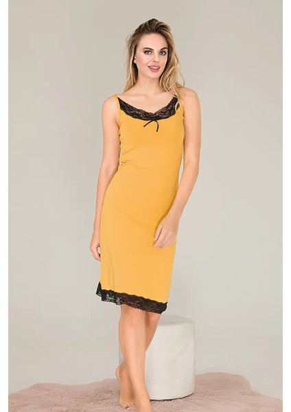 Lady Dantelli Penye Gecelik