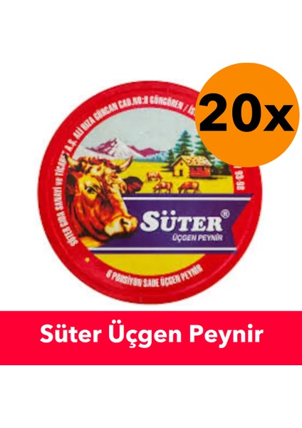 Üçgen Peynir 6 Porsiyon 20 Adet