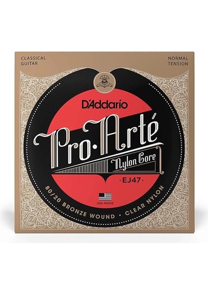 D'addario EJ47 Klasik Gitar Tel Seti, Pro-Arte, 80/20 Bronze Woun fiyatları