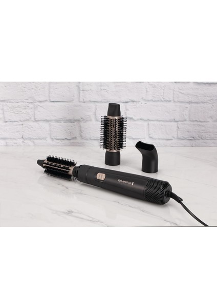Sıcak Hava Fırçası [3 Eklenti Dahil: 25 mm ve 38 mm Yuvarlak Fırça, Şekillendirme Nozulu] fırsatları