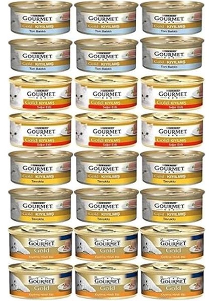 Kıyılmış Karışık Ezme Kedi Yaş Maması 24X85 gr fırsatları