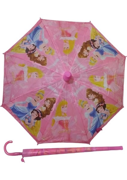 Özel Kılıflı Bardaklı Korumalı Düdüklü Kız Çocuk Şemsiye