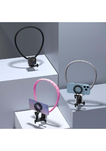 U Shape Neck Holder Telefon ve Aksiyon Kameralar Için Boyun Askısı