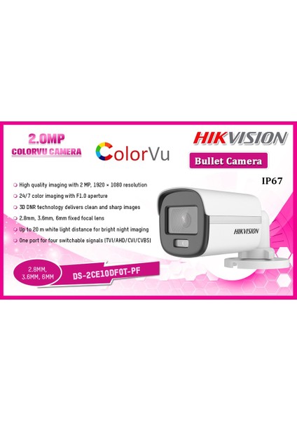 DS-2CE10DF0T-PF 2.8lens fırsatları