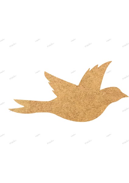 10'lu Paket Ahşap Duvar Dekoru - ST_0084 - 8 x 4 cm