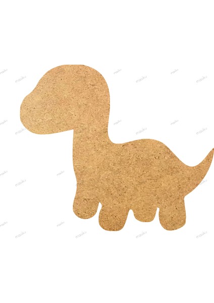 10'lu Paket Ahşap Duvar Dekoru - ST_0090 - 8 x 7 cm