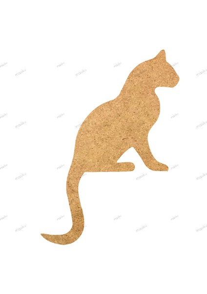 10'lu Paket Ahşap Duvar Dekoru - ST_0078 - 6 x 8 cm