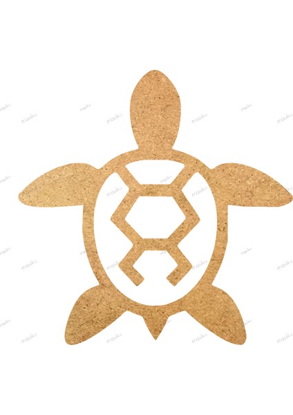 10'lu Paket Ahşap Duvar Dekoru - ST_0085 - 8 x 8 cm