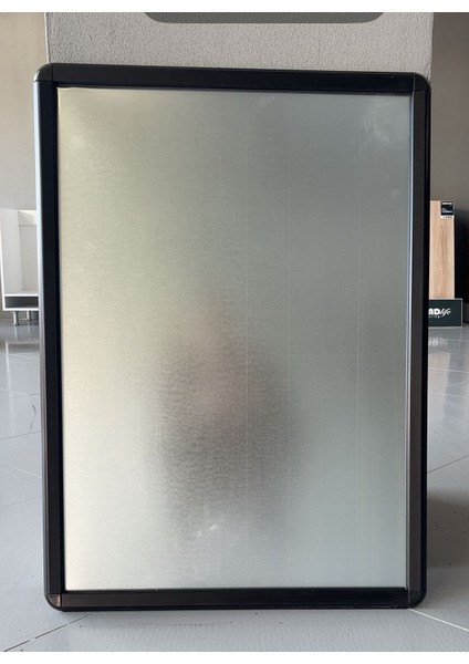 Galvaniz Arkalıklı Alüminyum A1 (60X85) 32MM Siyah Çerçeve