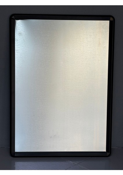 Galvaniz Arkalıklı Alüminyum A1 (60X85) 32MM Siyah Çerçeve fiyatları