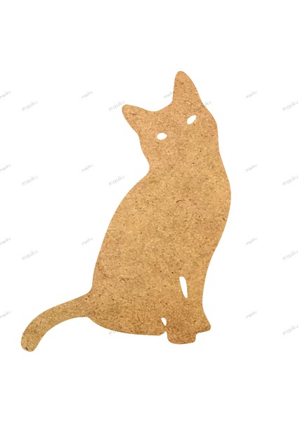 10'lu Paket Ahşap Duvar Dekoru - ST_0044 - 6 x 8 cm