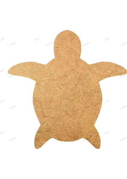 10'lu Paket Ahşap Duvar Dekoru - ST_0059 - 8 x 8 cm