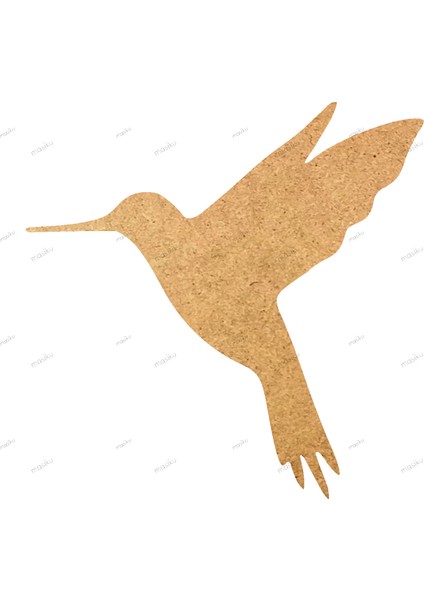 10'lu Paket Ahşap Duvar Dekoru - ST_0058 - 8 x 8 cm