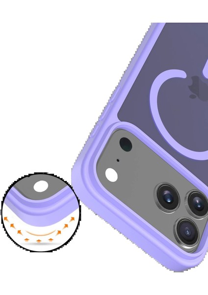 Apple iPhone 17 Pro Max Jota Magsafe Kapak - Lila fiyatları