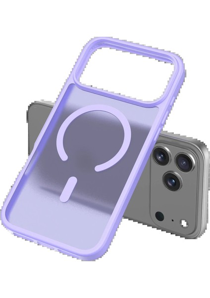 Apple iPhone 17 Pro Max Jota Magsafe Kapak - Lila modelleri