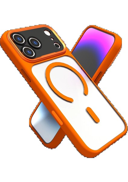 Apple iPhone 17 Pro Hazar Magsafe Kapak - Turuncu