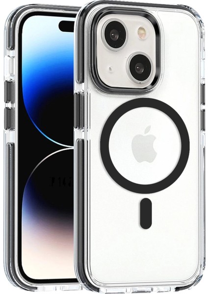 iPhone 15 Bella Magsafe Kapak - Siyah