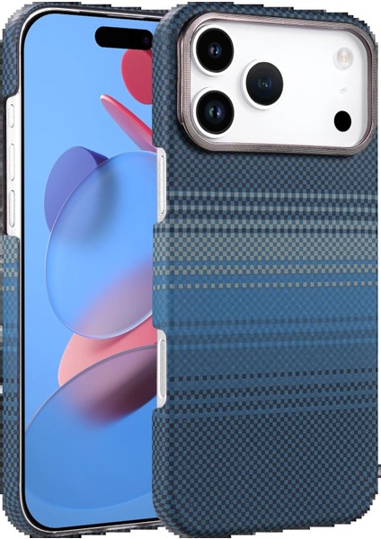 Apple iPhone 17 Pro Max Vega Magsafe Kapak - Mavi