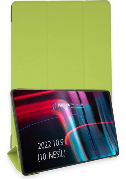 iPad 2022 10.9 (10.nesil) Kılıf Tablet Smart Kılıf - Açık Yeşil