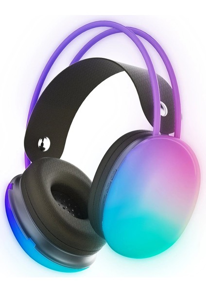 Krh1 Rgb Kafaüstü Kablosuz Kulaklık - Siyah