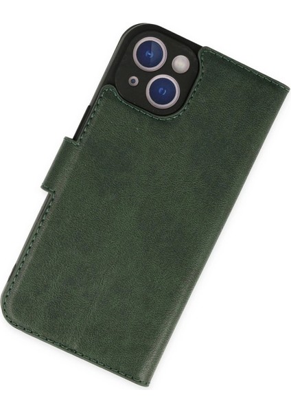 iPhone 14 Plus Kılıf Trend S Plus Kapaklı Kılıf - Yeşil fiyatları