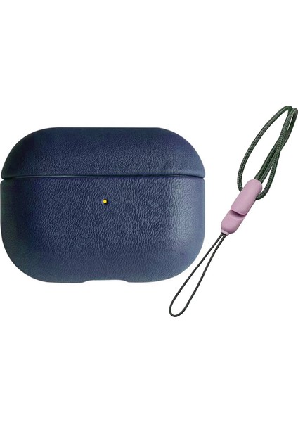 CPT83 Airpods 3 (3.nesil) 405 Deri Kılıf - Lacivert