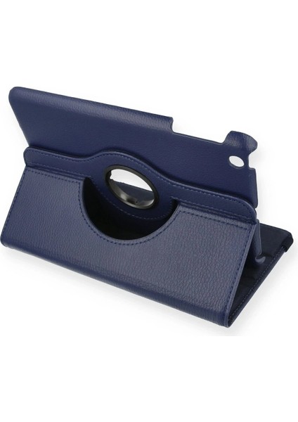 iPad Mini 1 Kılıf 360 Tablet Deri Kılıf - Lacivert