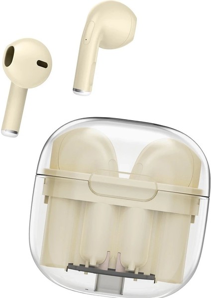 Ls-09 Bluetooth 5.3 Tws Kablosuz Airpods Kulaklık - Krem fiyatları