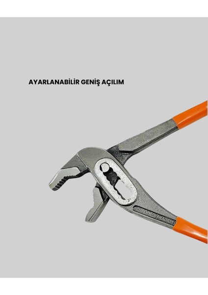 Ayarlanabilir Kurbağacık Pense Boru Anahtarı Çelik Malzeme indirimleri