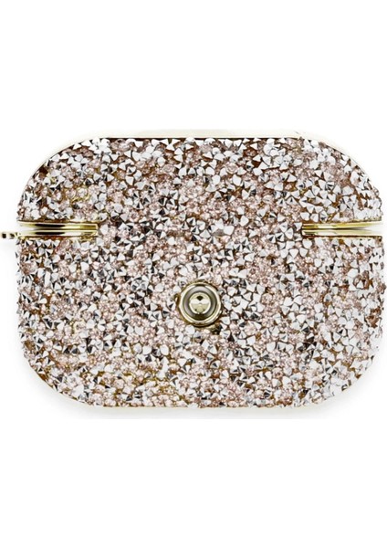 CPT83 Airpods Pro 2 (2.nesil) Luz Taşlı Kılıf - Pembe modelleri