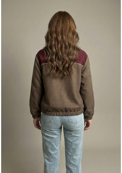 Kadın Bordo Astarlı Sweat Mont modelleri