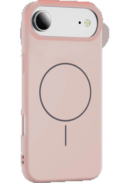 Apple iPhone 17 Air Jully Magsafe Kapak - Pudra