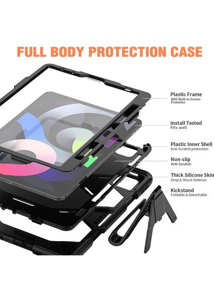 iPad Pro 11 (2020) Kılıf Griffin Tablet Kapak - Siyah modelleri