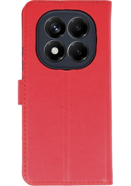Xiaomi Redmi Note 14 Pro 5g Kılıf Trend S Plus Kapaklı Kılıf - Kırmızı
