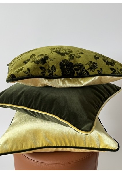 Hera, Desenli Kadife Çift Taraflı Kırlent Kılıfı modelleri