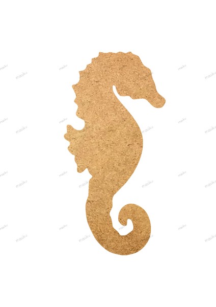 10'lu Paket Ahşap Duvar Dekoru - ST_0054 - 4 x 8 cm