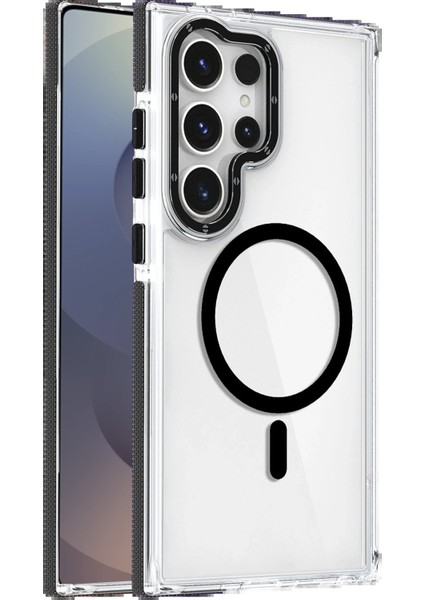 Samsung Galaxy S25 Ultra Bella Magsafe Kapak - Siyah