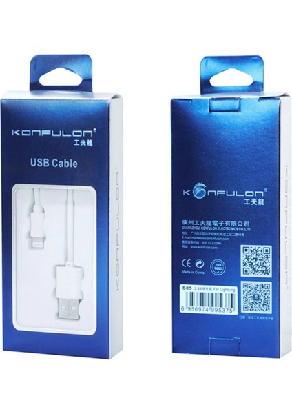 S05 Lightning Kablo iphone Uyumlu 1m 2.1A modelleri