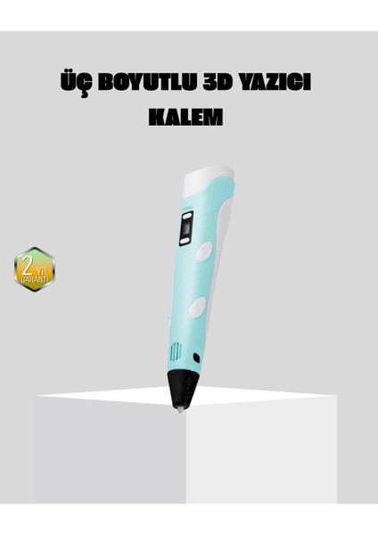 3D Kalem Ergonomik ve 1.75 mm Filament Destekli Fdm Yazıcı Kalemi - BI001V-4YTXM3
