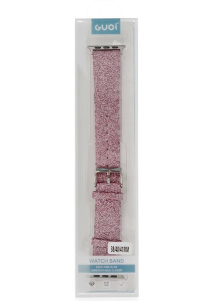 Apple Watch 38MM Creeper Desenli Kordon - Rose Gold fırsatları